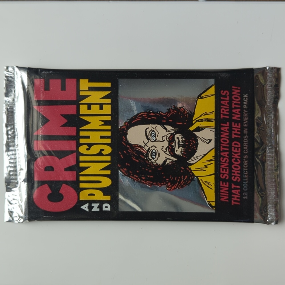 New In Packaging - 90s Crime and Punishment - Series One - Trading Cards